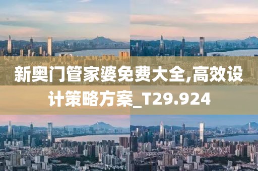 新奧門管家婆免費大全,高效設計策略方案_T29.924