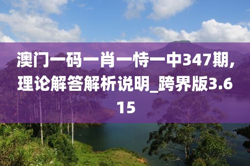 澳門一碼一肖一恃一中347期,理論解答解析說明_跨界版3.615