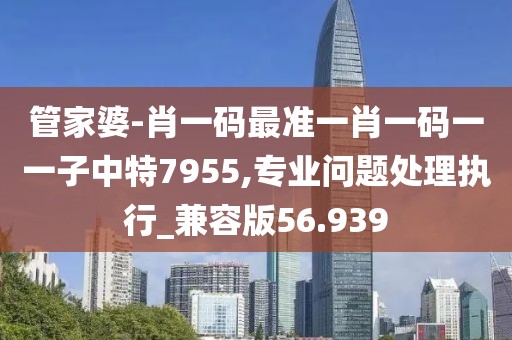 管家婆-肖一碼最準(zhǔn)一肖一碼一一子中特7955,專業(yè)問(wèn)題處理執(zhí)行_兼容版56.939
