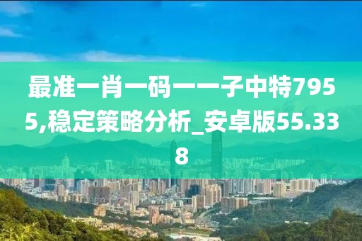 最準(zhǔn)一肖一碼一一子中特7955,穩(wěn)定策略分析_安卓版55.338