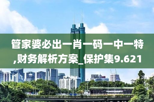 管家婆必出一肖一碼一中一特,財務(wù)解析方案_保護(hù)集9.621