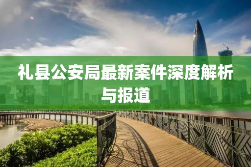 禮縣公安局最新案件深度解析與報(bào)道