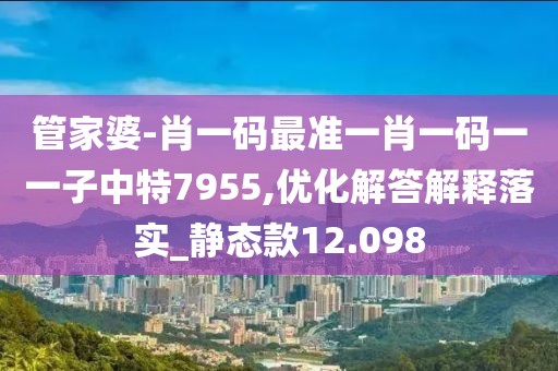 管家婆-肖一碼最準(zhǔn)一肖一碼一一子中特7955,優(yōu)化解答解釋落實(shí)_靜態(tài)款12.098