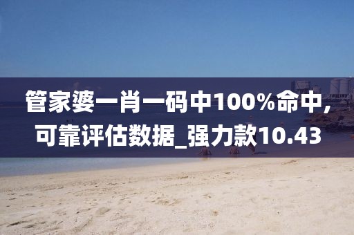 管家婆一肖一碼中100%命中,可靠評(píng)估數(shù)據(jù)_強(qiáng)力款10.43