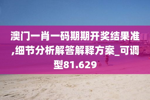 澳門一肖一碼期期開獎(jiǎng)結(jié)果準(zhǔn),細(xì)節(jié)分析解答解釋方案_可調(diào)型81.629