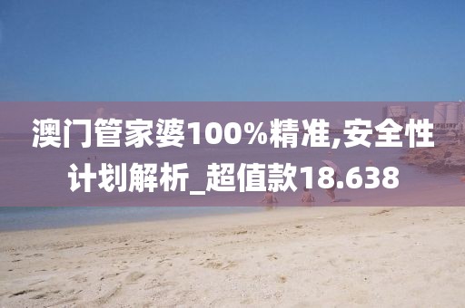 澳門管家婆100%精準(zhǔn),安全性計劃解析_超值款18.638