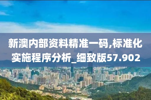 新澳內(nèi)部資料精準(zhǔn)一碼,標(biāo)準(zhǔn)化實(shí)施程序分析_細(xì)致版57.902