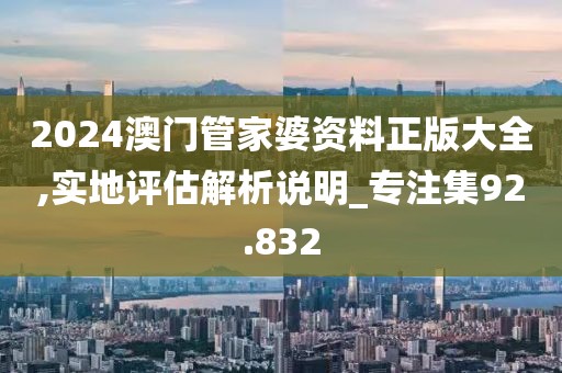 2024澳門管家婆資料正版大全,實地評估解析說明_專注集92.832