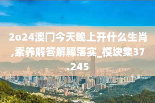 2o24澳門今天晚上開什么生肖,素養(yǎng)解答解釋落實(shí)_模塊集37.245