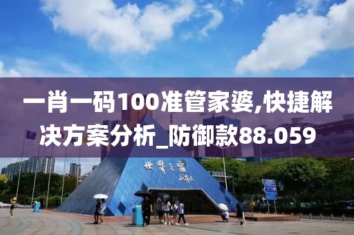 一肖一碼100準管家婆,快捷解決方案分析_防御款88.059
