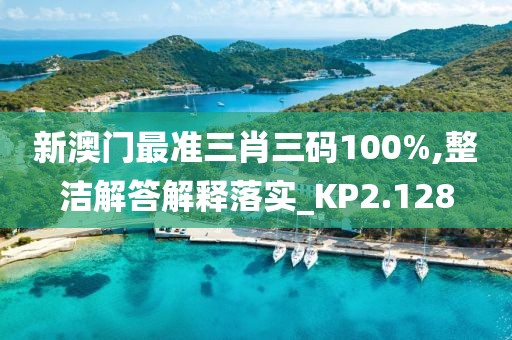 新澳門最準(zhǔn)三肖三碼100%,整潔解答解釋落實(shí)_KP2.128