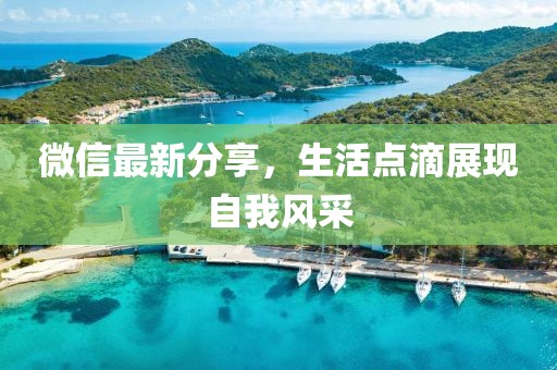 微信最新分享，生活點(diǎn)滴展現(xiàn)自我風(fēng)采