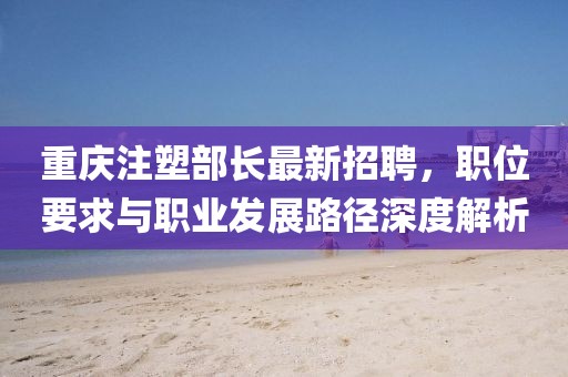 重慶注塑部長最新招聘，職位要求與職業(yè)發(fā)展路徑深度解析