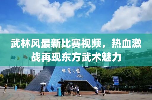 武林風(fēng)最新比賽視頻，熱血激戰(zhàn)再現(xiàn)東方武術(shù)魅力