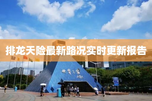 排龍?zhí)祀U最新路況實時更新報告