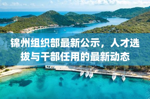 錦州組織部最新公示，人才選拔與干部任用的最新動態(tài)