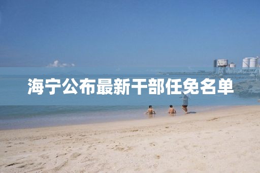 海寧公布最新干部任免名單