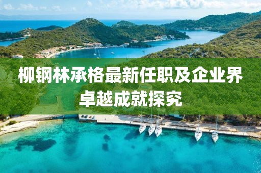 柳鋼林承格最新任職及企業(yè)界卓越成就探究