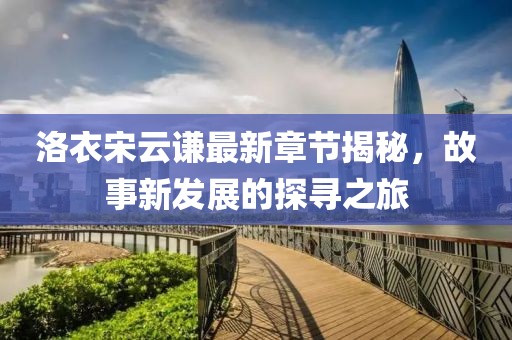 洛衣宋云謙最新章節(jié)揭秘，故事新發(fā)展的探尋之旅