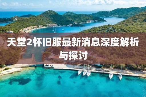 天堂2懷舊服最新消息深度解析與探討