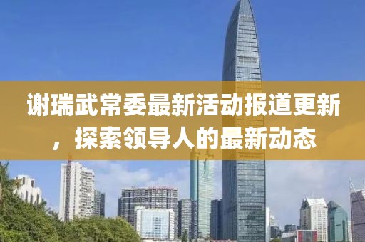 謝瑞武常委最新活動(dòng)報(bào)道更新，探索領(lǐng)導(dǎo)人的最新動(dòng)態(tài)