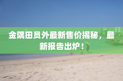 金隅田員外最新售價(jià)揭秘，最新報(bào)告出爐！