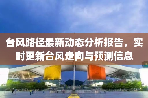 臺風(fēng)路徑最新動態(tài)分析報告，實(shí)時更新臺風(fēng)走向與預(yù)測信息