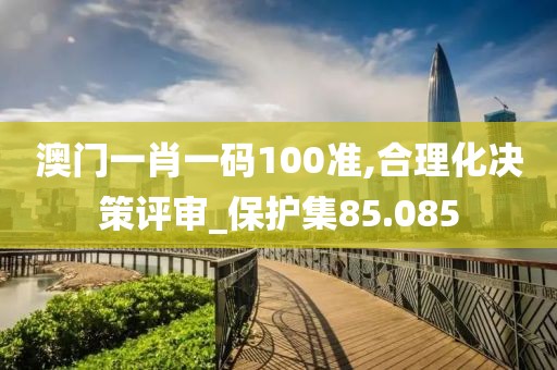 澳門一肖一碼100準(zhǔn),合理化決策評審_保護集85.085