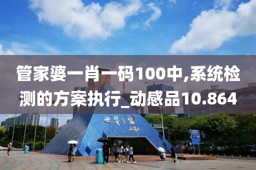 管家婆一肖一碼100中,系統(tǒng)檢測(cè)的方案執(zhí)行_動(dòng)感品10.864