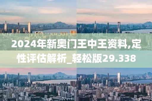 2024年新奧門王中王資料,定性評估解析_輕松版29.338