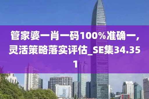 管家婆一肖一碼100%準(zhǔn)確一,靈活策略落實(shí)評(píng)估_SE集34.351