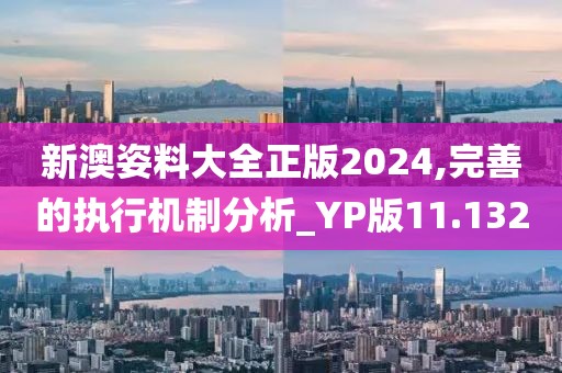 新澳姿料大全正版2024,完善的執(zhí)行機制分析_YP版11.132