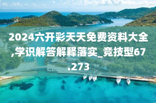 2024六開彩天天免費資料大全,學識解答解釋落實_競技型67.273