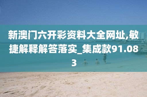新澳門六開(kāi)彩資料大全網(wǎng)址,敏捷解釋解答落實(shí)_集成款91.083