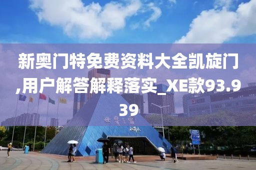 新奧門特免費資料大全凱旋門,用戶解答解釋落實_XE款93.939