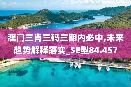 澳門三肖三碼三期內(nèi)必中,未來趨勢解釋落實_SE型84.457