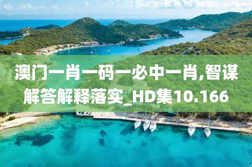 澳門一肖一碼一必中一肖,智謀解答解釋落實(shí)_HD集10.166