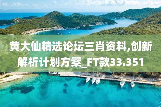 黃大仙精選論壇三肖資料,創(chuàng)新解析計(jì)劃方案_FT款33.351