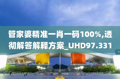 管家婆精準一肖一碼100%,透徹解答解釋方案_UHD97.331