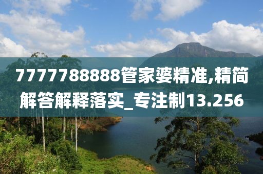 7777788888管家婆精準(zhǔn),精簡解答解釋落實(shí)_專注制13.256