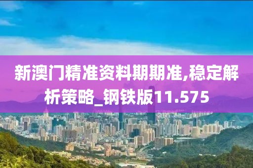 新澳門精準資料期期準,穩(wěn)定解析策略_鋼鐵版11.575