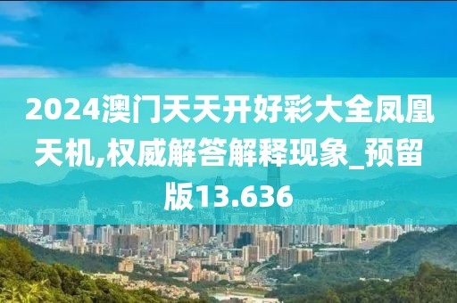 2024澳門(mén)天天開(kāi)好彩大全鳳凰天機(jī),權(quán)威解答解釋現(xiàn)象_預(yù)留版13.636