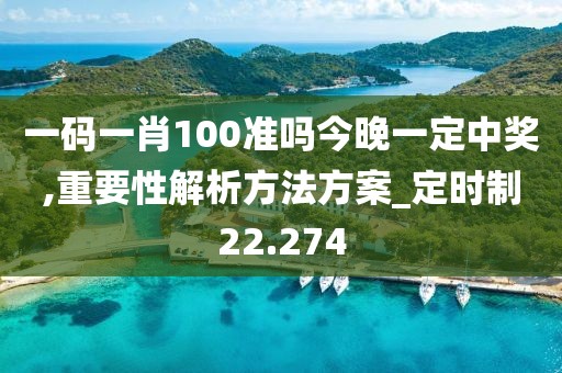一碼一肖100準(zhǔn)嗎今晚一定中獎(jiǎng),重要性解析方法方案_定時(shí)制22.274