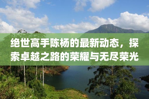 絕世高手陳楊的最新動態(tài)，探索卓越之路的榮耀與無盡榮光
