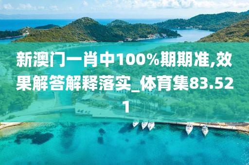 新澳門一肖中100%期期準(zhǔn),效果解答解釋落實(shí)_體育集83.521