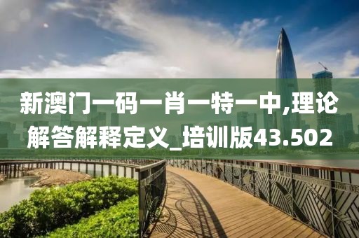 新澳門一碼一肖一特一中,理論解答解釋定義_培訓(xùn)版43.502