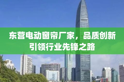 東營電動窗簾廠家，品質(zhì)創(chuàng)新引領(lǐng)行業(yè)先鋒之路