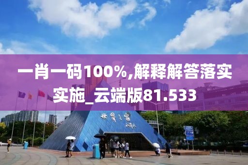 一肖一碼100%,解釋解答落實實施_云端版81.533
