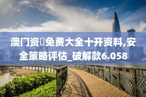 澳門資枓免費大全十開資料,安全策略評估_破解款6.058