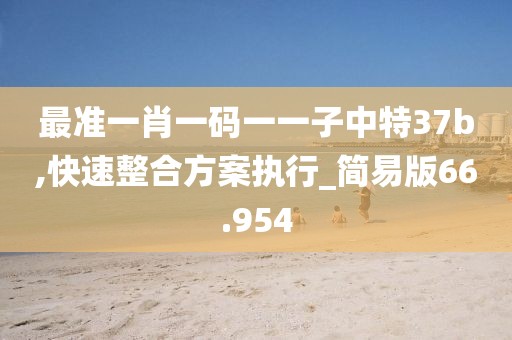 最準一肖一碼一一子中特37b,快速整合方案執(zhí)行_簡易版66.954